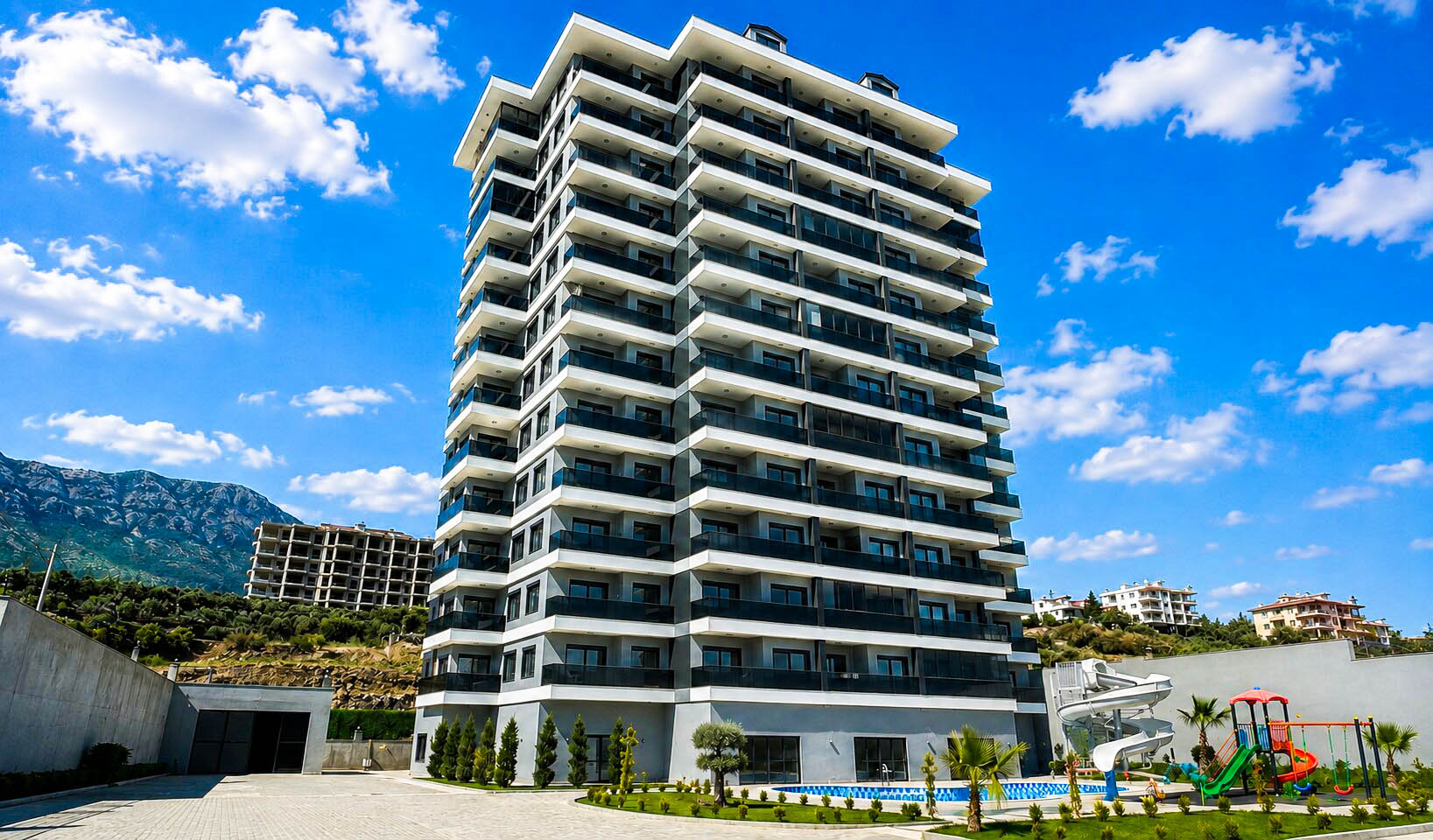 Пример: Квартира 1+1 с курортной инфраструктурой в Arcadia Fenercioğlu — 10-й этаж, 53 м²