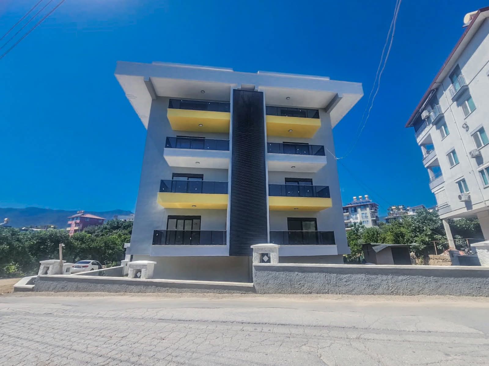 Пример: Солнечная квартира 1+1 в Kadem Residence, Оба — 2-й этаж и бассейн